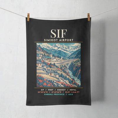 SIF - Poster - Towel - Black