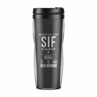 Thumbnail for Simikot Airport (SIF) Travel Mugs - Boarding Pass - Plastic (No Holder) - Gray