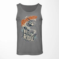 Thumbnail for Rotorwash Writes Across The Ridge design on gray tank top