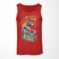 Thumbnail for Rotorwash Writes Across The Ridge design on red tank top