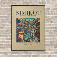 Thumbnail for SIMIKOT - Poster - Canvas Framed - Beige