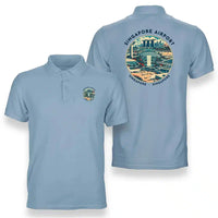 Thumbnail for SIN - Badge - Double-Side Polo - Light Blue