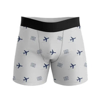 Thumbnail for Singapore Changi International Airport (SIN) Men Boxers - Pattern - Light Gray