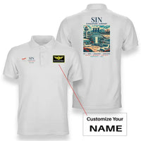 Thumbnail for SIN - Poster - Double-Side Polo - White + Name