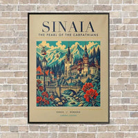 Thumbnail for SINAIA - Poster - Canvas Framed - Beige