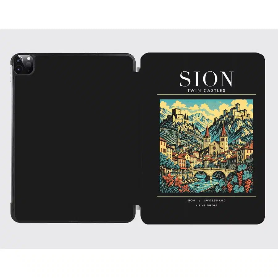 SION - Poster - iPad Case - Black