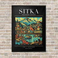 Thumbnail for SITKA - Poster - Canvas Framed - Black