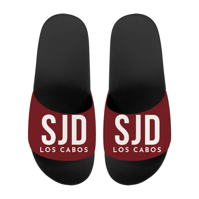Aeropuerto Internacional de Los Cabos (SJD) Slippers & Flip Flops - Slippers - Sport - Code - Dark Red