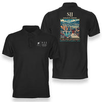 Thumbnail for SJJ - Poster - Double-Side Polo - Black