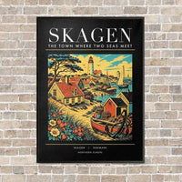 Thumbnail for SKAGEN - Poster - Canvas Framed - Black