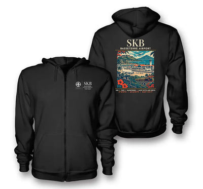 SKB - Poster - Zipped Hoodie - Black