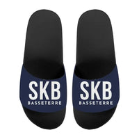 Thumbnail for St Kitts Robert L. Bradshaw International Airport (SKB) Slippers & Flip Flops - Slippers - Sport - Code - Navy Blue