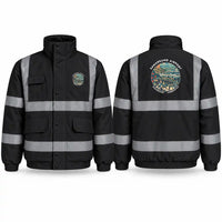 Thumbnail for Samarkand International Airport (SKD) Reflective Winter Jackets - Badge - Black