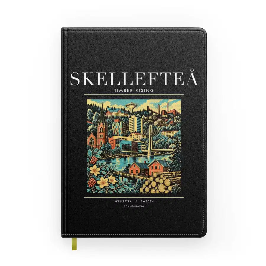 SKELLEFTEÅ - Poster - Notebook - Black