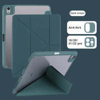 Thumbnail for Multifunctional Protective Case for iPad (Acrylic TPU, Y-fold)