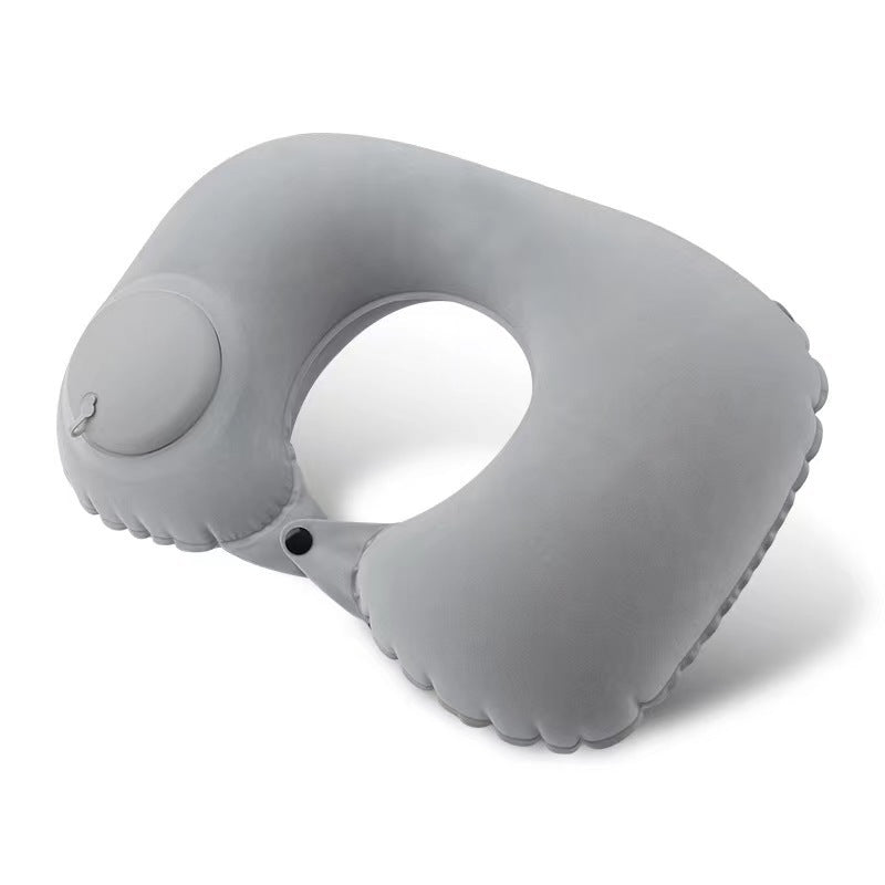 New Portable Inflatable U-Shaped Neck Pillow for Travel