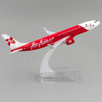 Thumbnail for Air Asia Airlines Airbus A340 Airplane Model  (16CM)