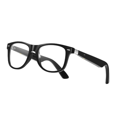 Stylish Women's Smart Glasses L3: Anti-Blue Light, Music, Voice Assistant & Easy Touch Control aviation sunglasses in polaris.