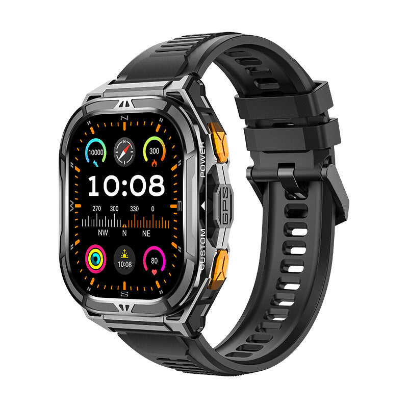 GloryFitpro X5: All-in-One Outdoor Smartwatch - Dual-Band GPS, Bluetooth Calls, AMOLED & Environmental Sensors