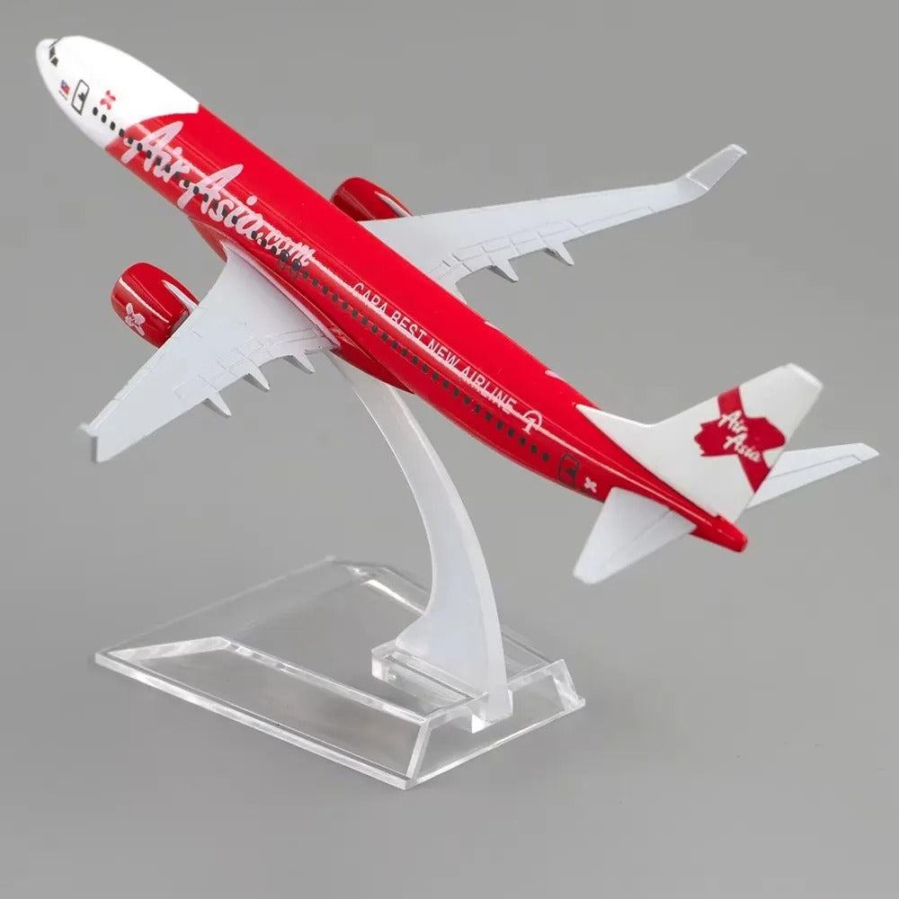 Air Asia Airlines Airbus A340 Airplane Model  (16CM)