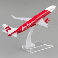 Thumbnail for Air Asia Airlines Airbus A340 Airplane Model  (16CM)