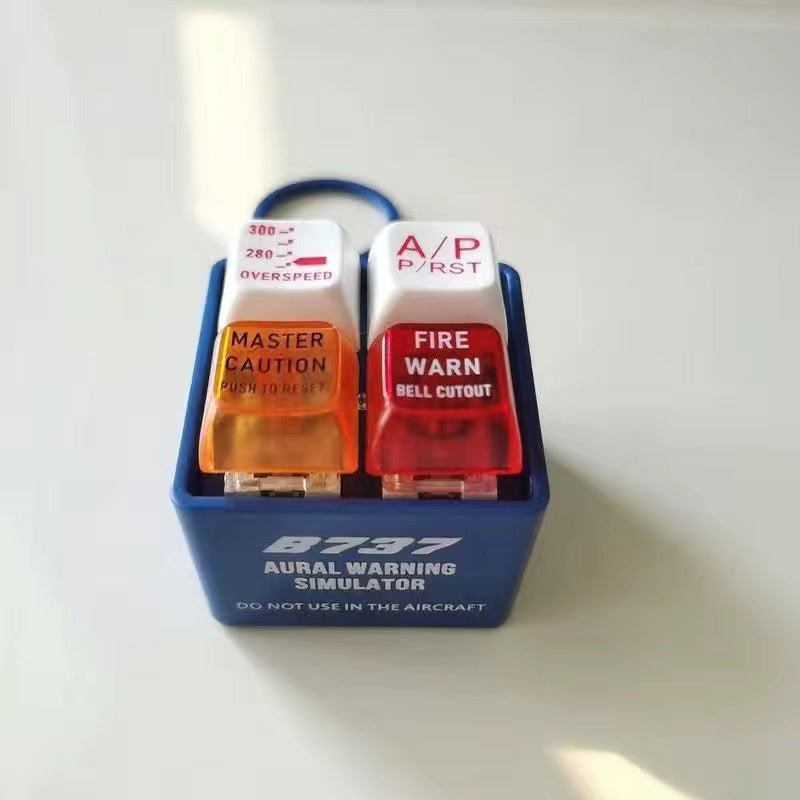 Boeing 737 & A320 EGPWS Warning Sound Simulator - Civil Aviation Flight Commemorative Keychain