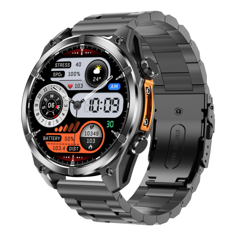 HD300 Sports Smart Watch: 1.43" HD AMOLED, GPS Tracking, Bluetooth Call, 5ATM Waterproof