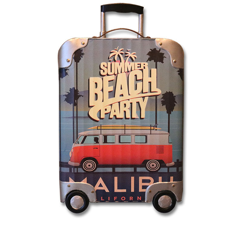 American Country Retro Iron Three-Dimensional Suitcase Decorative Wall Hanging