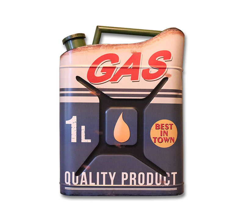 American Country Retro Iron Oil Drum Decorative Wall Hanging