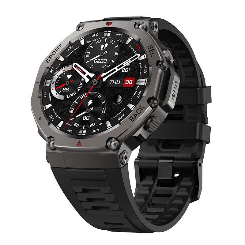 DM58: GPS Smart Watch with 1.43" AMOLED, Multi-Satellite Compatibility (GLONASS/BDS) & 5ATM Waterproof Design