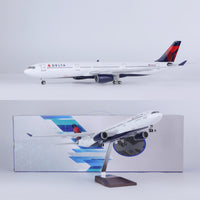 Thumbnail for Delta Airlines Airbus A330 (Special Edition 47CM) Airplane Model