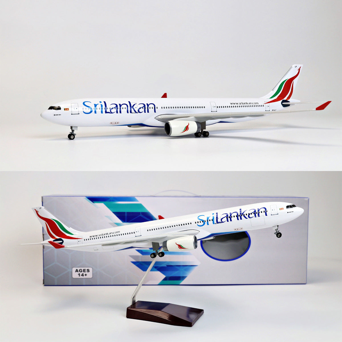 SriLankan Airlines Airbus A330 (Special Edition 47CM) Airplane Model