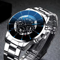 Thumbnail for Men's Business Watch: Dual Calendar, Waterproof, Non-Swiss - Automatic Mechanical or Quartz Movement