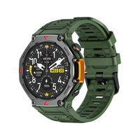 Thumbnail for Rugged Military Smartwatch: Men's Outdoor Sports Watch with GPS Tracking, 5ATM Waterproof & HD Bluetooth Calls