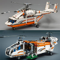 Thumbnail for Twin-rotor Transport Helicopter Building Set (Motorised Spinning Rotors)
