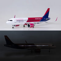 Thumbnail for Wizz Air Airlines Airbus A320neo Airplane Model (47CM)