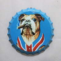 Thumbnail for Retro Wrought Iron Beer Cap Iron Painting Wall Decoration