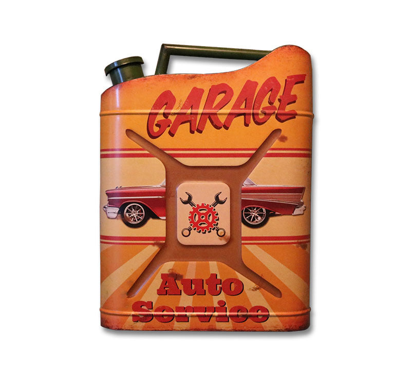 American Country Retro Iron Oil Drum Decorative Wall Hanging