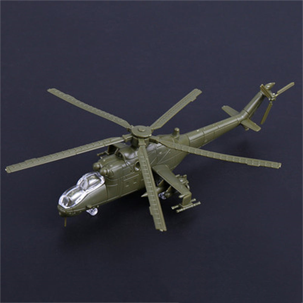 Airplane Assembly Model Puzzle Building Mini Plastic Military Random color Model