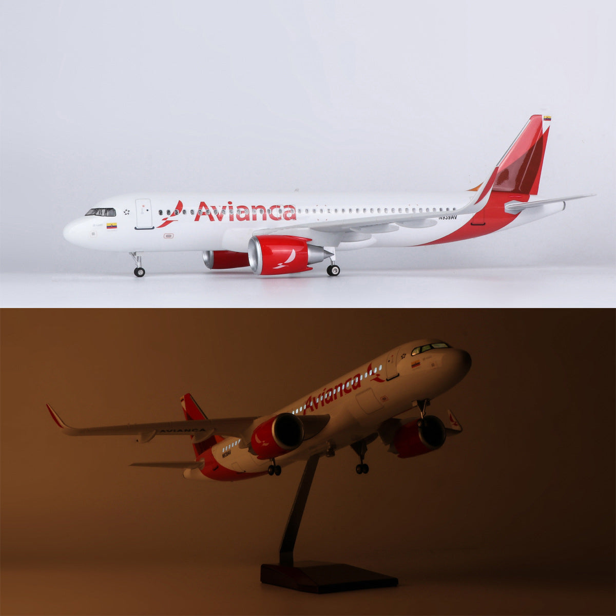 Avianca Airlines Airbus A330 (Special Edition 47CM) Airplane Model