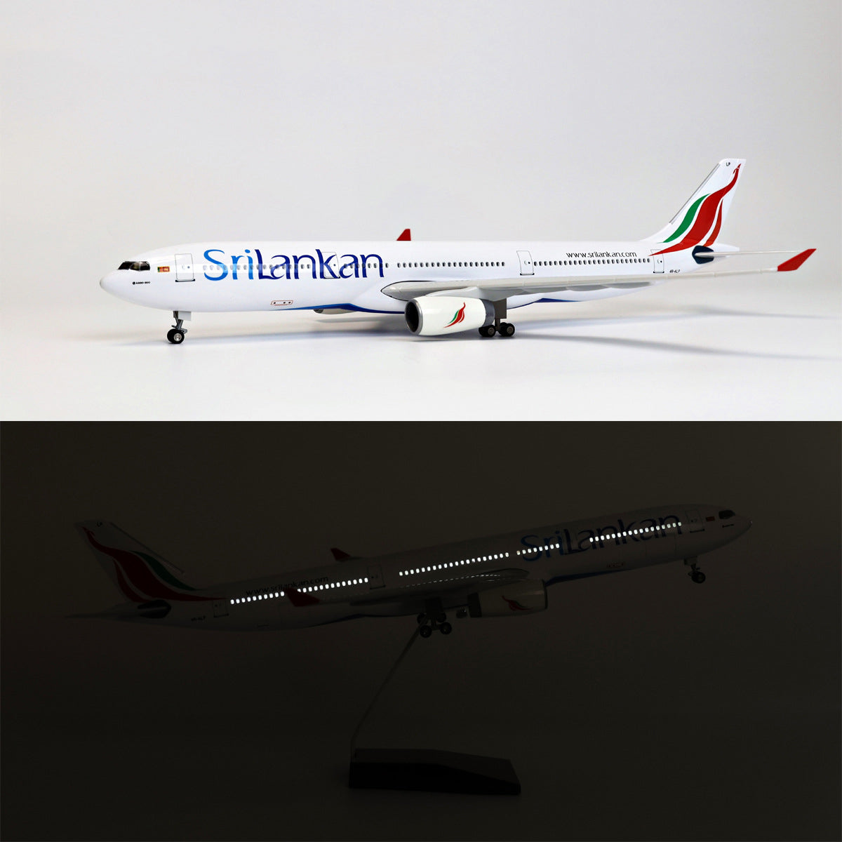 SriLankan Airlines Airbus A330 (Special Edition 47CM) Airplane Model