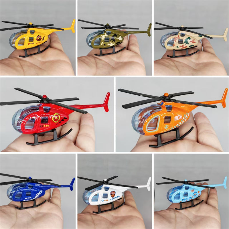 Mini Alloy Helicopter Model Toys Collection Model
