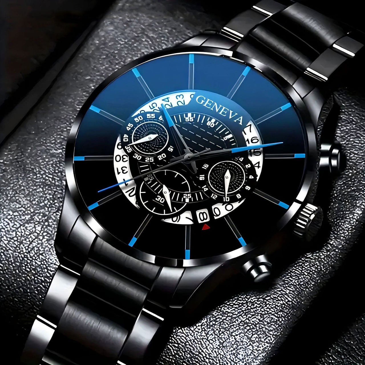 Men's Business Watch: Dual Calendar, Waterproof, Non-Swiss - Automatic Mechanical or Quartz Movement