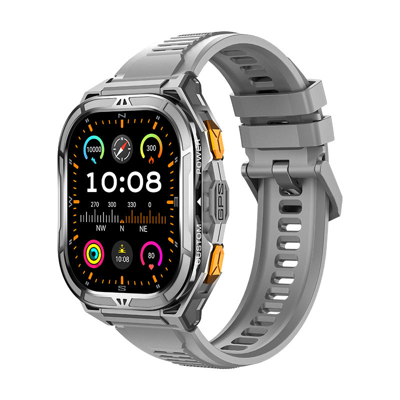 GloryFitpro X5: All-in-One Outdoor Smartwatch - Dual-Band GPS, Bluetooth Calls, AMOLED & Environmental Sensors