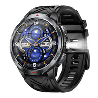 Thumbnail for KT88 Sports Smart Watch: 1.7 Inch Fitness Recording Flashlight, Compass & Large Battery
