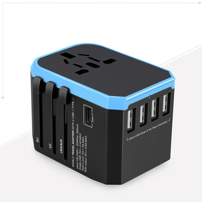 Melery International Travel Adapter with USB-C Charger aviation traveller accessory in premium build.