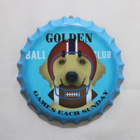 Thumbnail for Retro Wrought Iron Beer Cap Iron Painting Wall Decoration