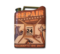 Thumbnail for American Country Retro Iron Oil Drum Decorative Wall Hanging