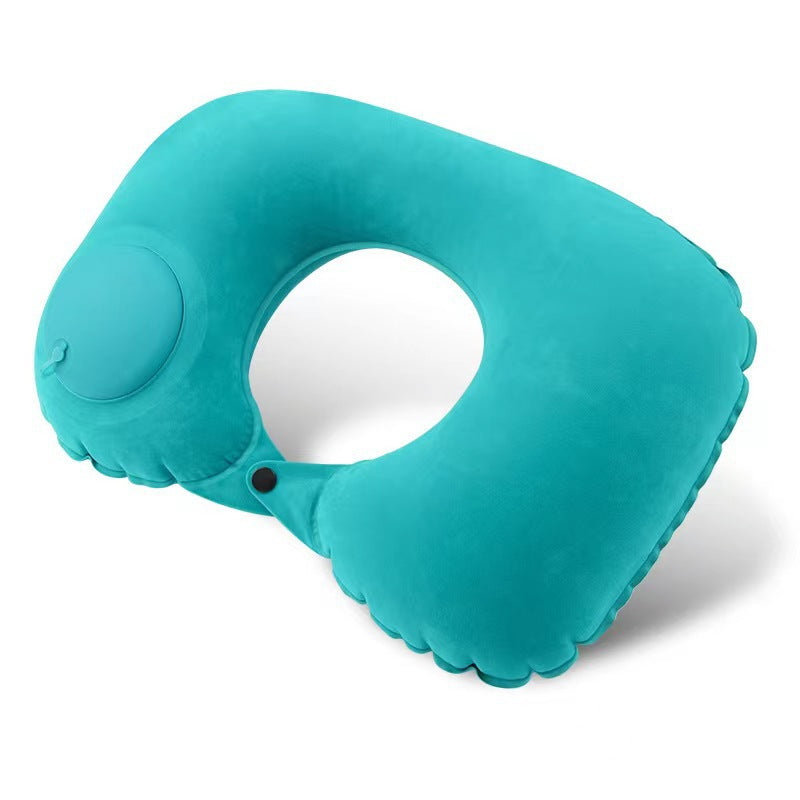 New Portable Inflatable U-Shaped Neck Pillow for Travel