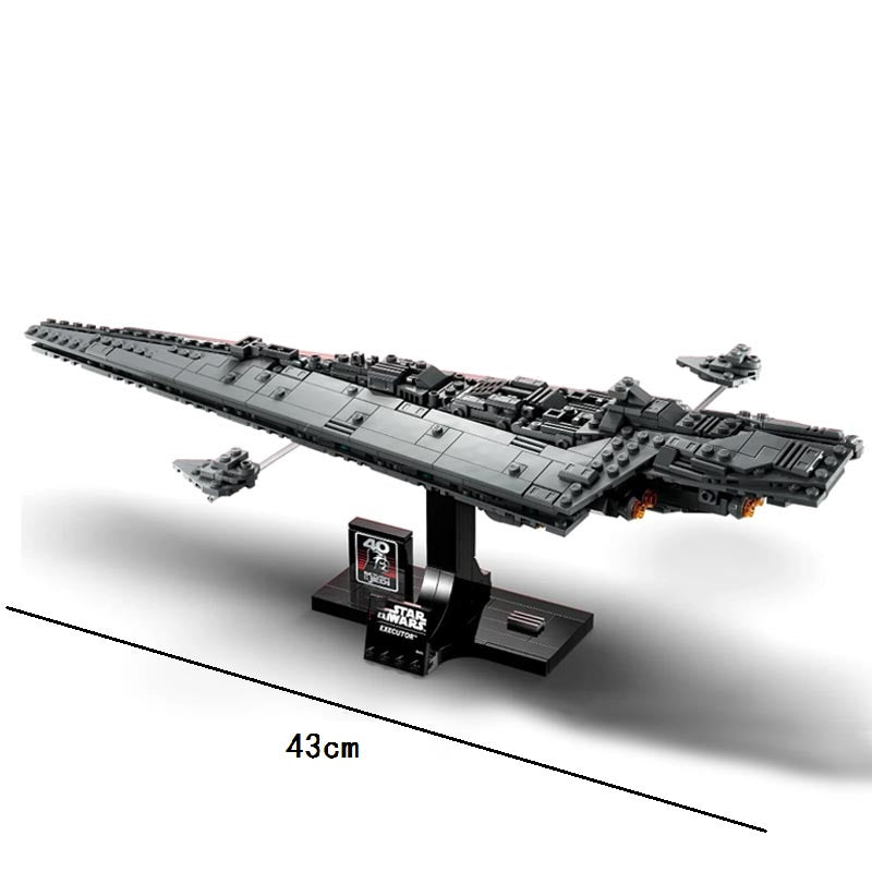 Star Destroyer 75356 (Bagged Without Box) Building Blocks aviation themed Lego-style model aircraft in ABS plastic.